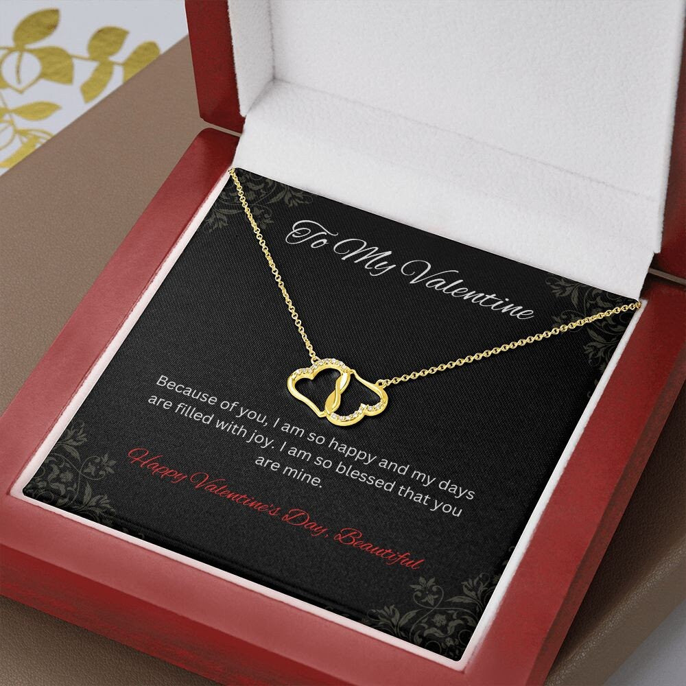 To My Valentine 10K Gold Necklace